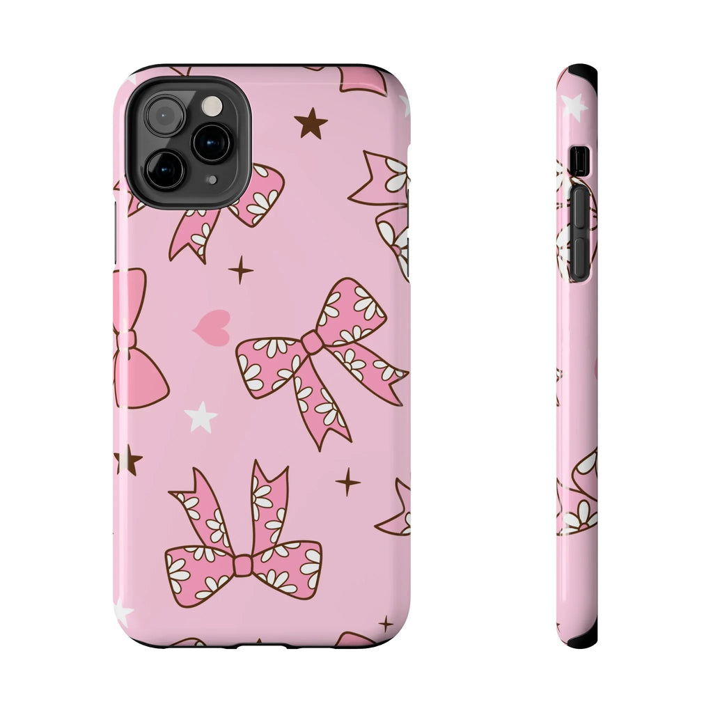 Pretty Pink Bows Phone Case (Apple & Android) - Pink Sweetheart