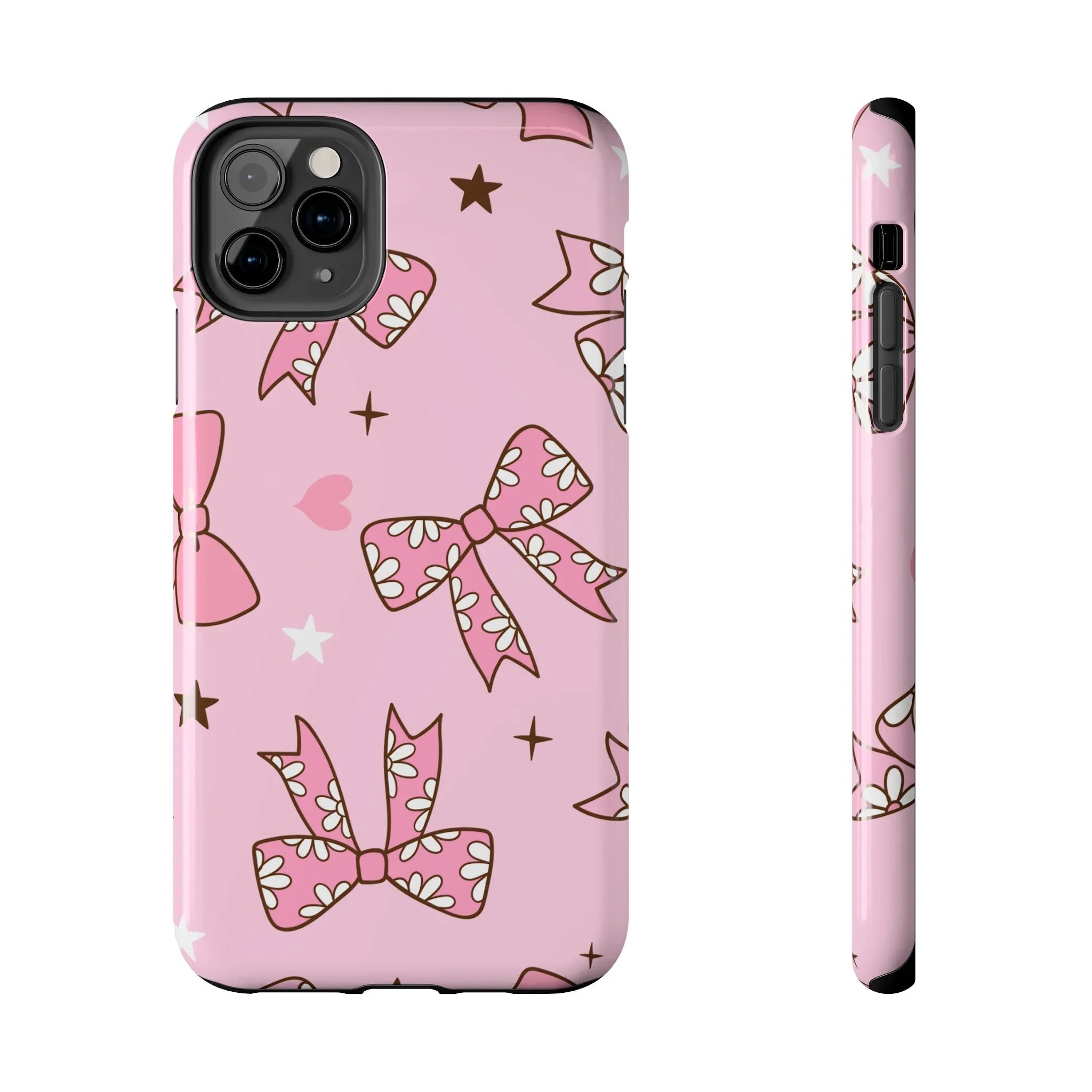 Pretty Pink Bows Phone Case (Apple & Android) - Pink Sweetheart