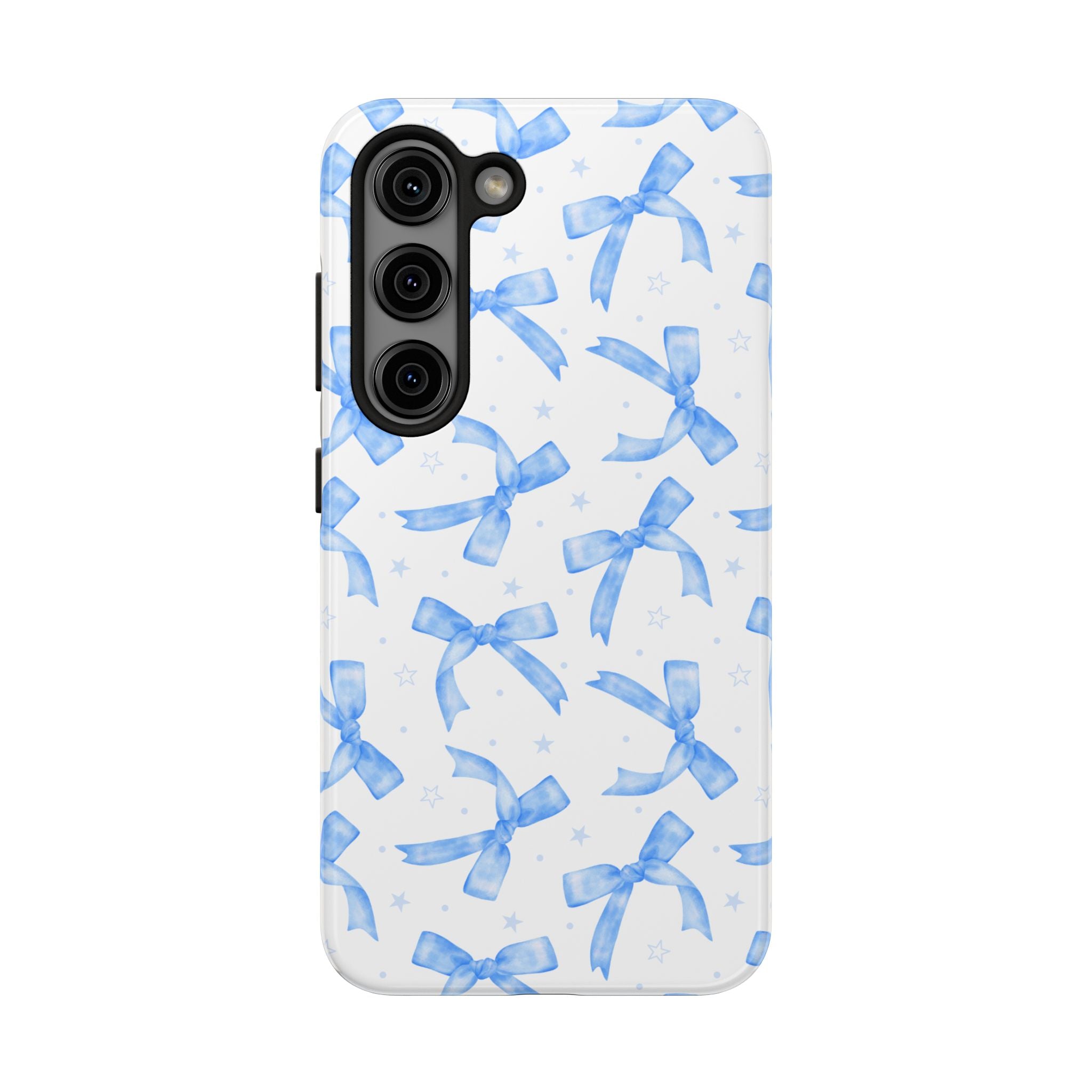Lacey Baby Blue Ribbons Phone Case (Apple & Android)