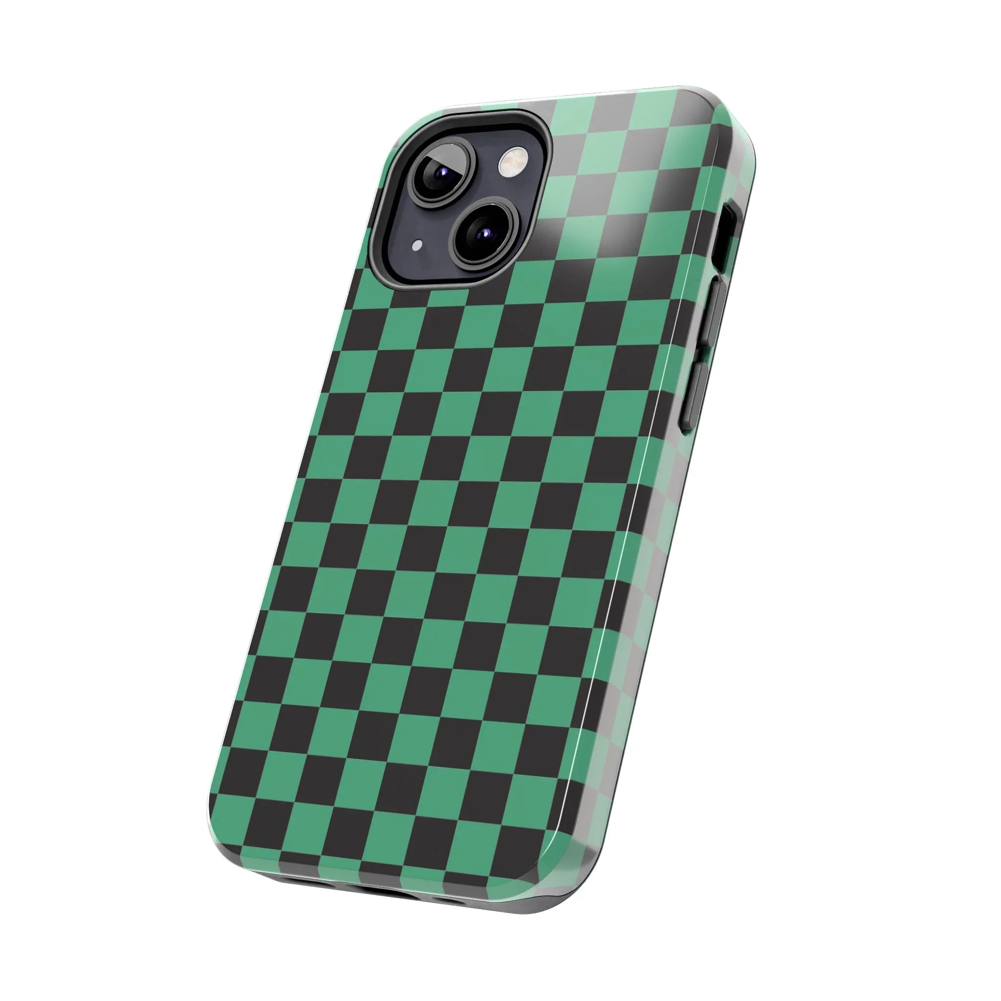 Checkered Kimono Tough Phone Case (Apple & Android) - Pink Sweetheart