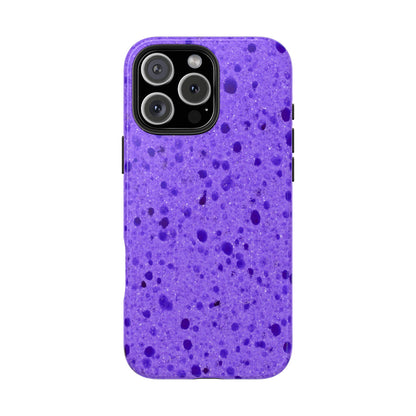 Purple Sponge Phone Case