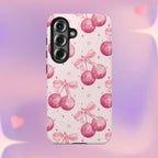 Disco Cherries Phone Case (Apple & Android) - Pink Sweetheart