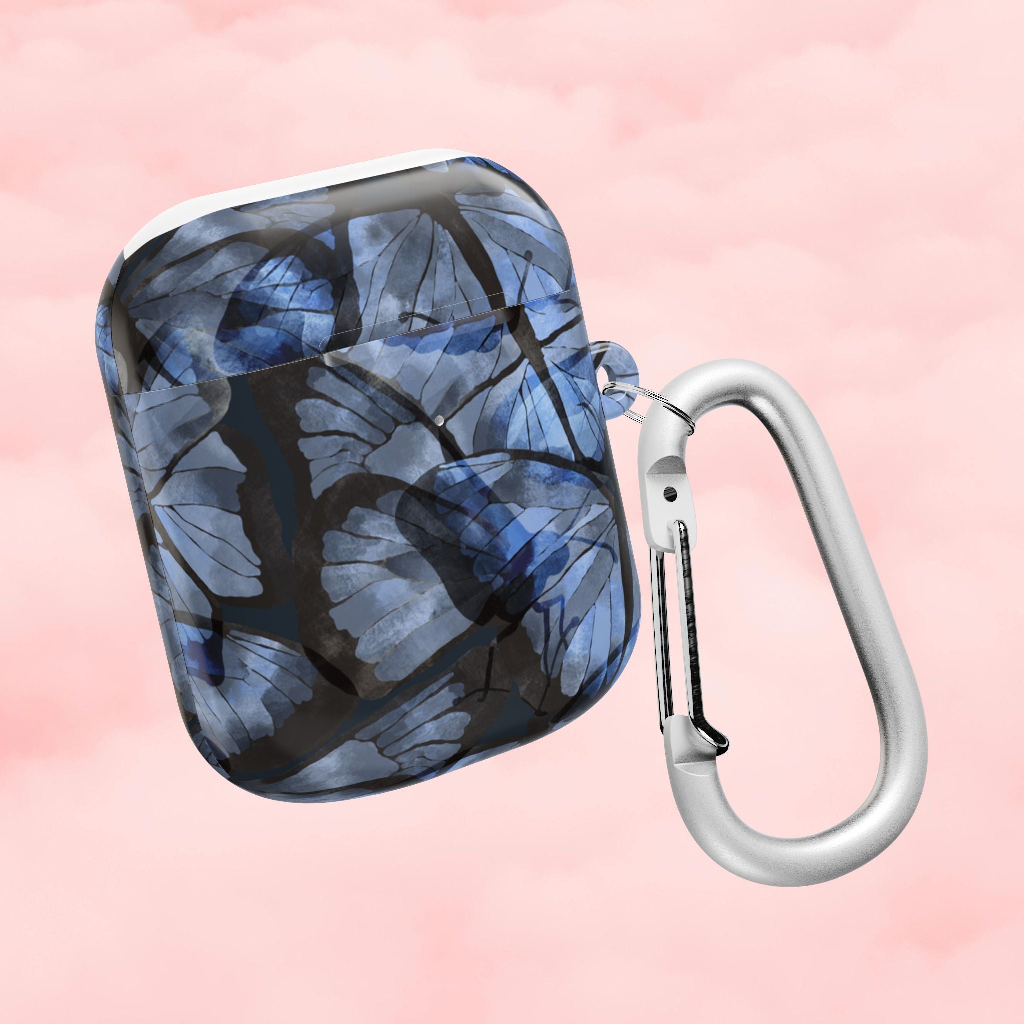 Royal Blue Butterfly AirPod Case