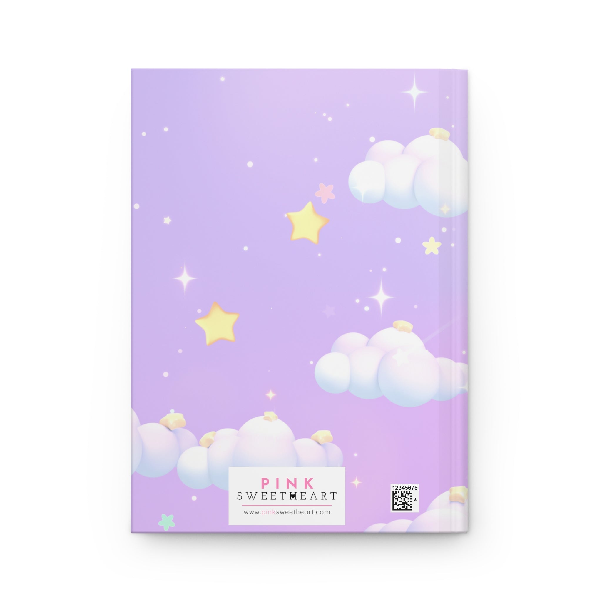 Cloudy Lavender Skies Hardcover Matte Journal