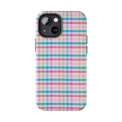 Checked Pattern Phone Case