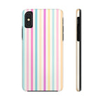 Pastel Candy Stripes Phone Cases (Apple & Android)