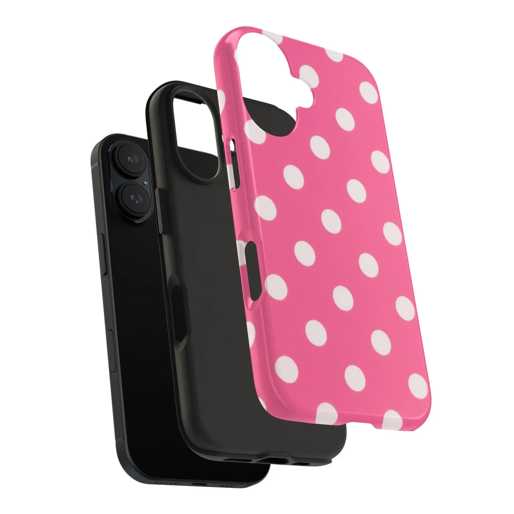 Pink Polka Dot Phone Case (Apple & Android) - Pink Sweetheart