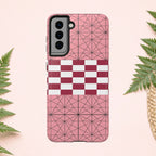 Geometric Kimono Tough Phone Case (Apple & Android) - Pink Sweetheart