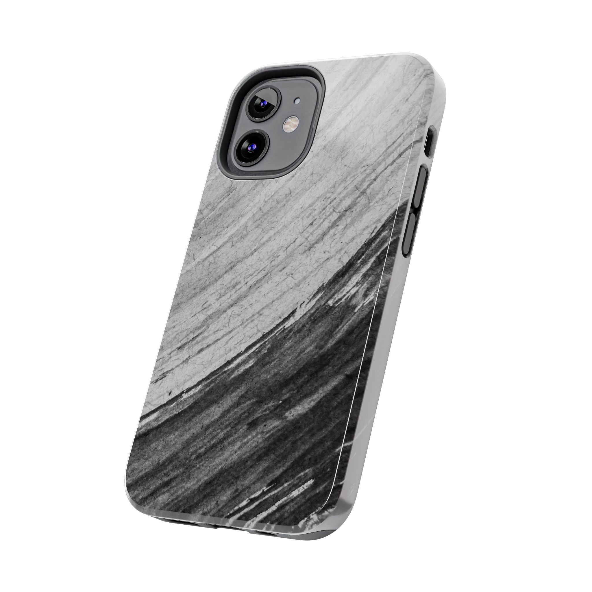 Black & Gray Phone Case (Apple & Android)