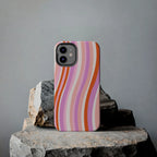 Wave Nostalgia Phone Case (Apple & Android) - Pink Sweetheart