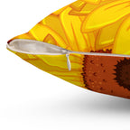 Sunflower Dream Square Pillow