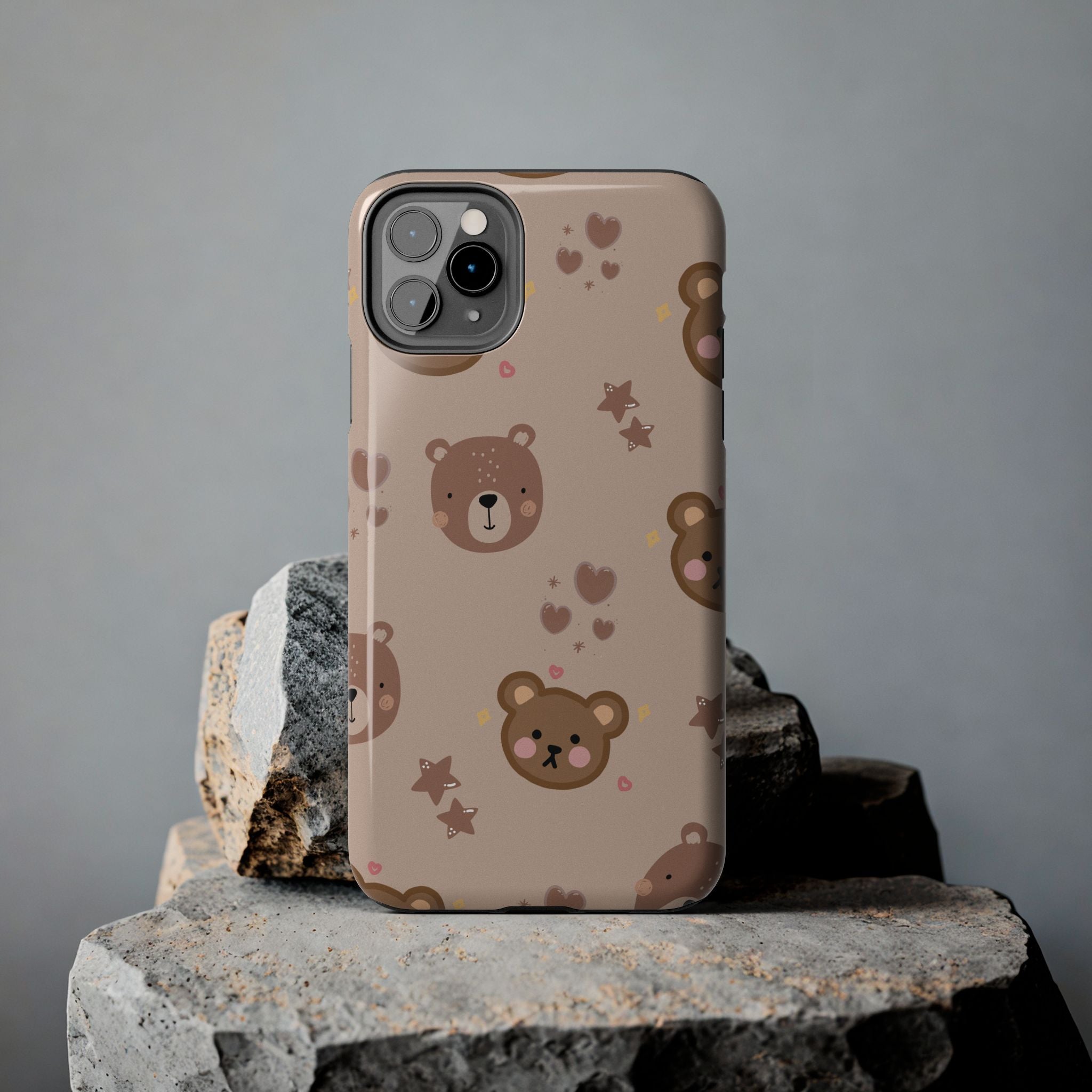 Boho Brown Bear Phone Case (Apple & Android)