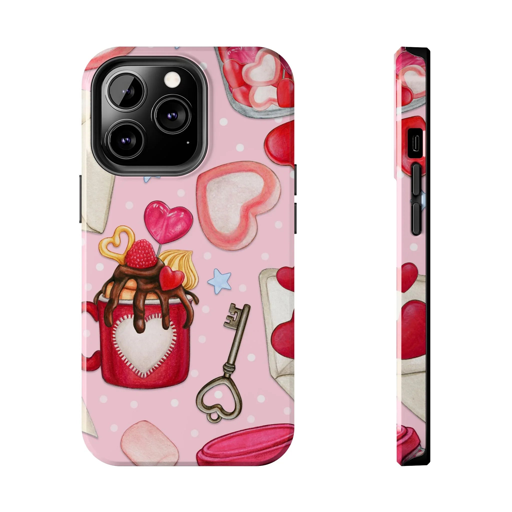 Goodies for My Sweetheart Phone Case (Apple & Android) - Pink Sweetheart