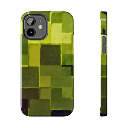 Chartreuse Patchwork Phone Case