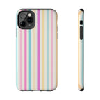 Pastel Candy Stripes Phone Cases (Apple & Android)