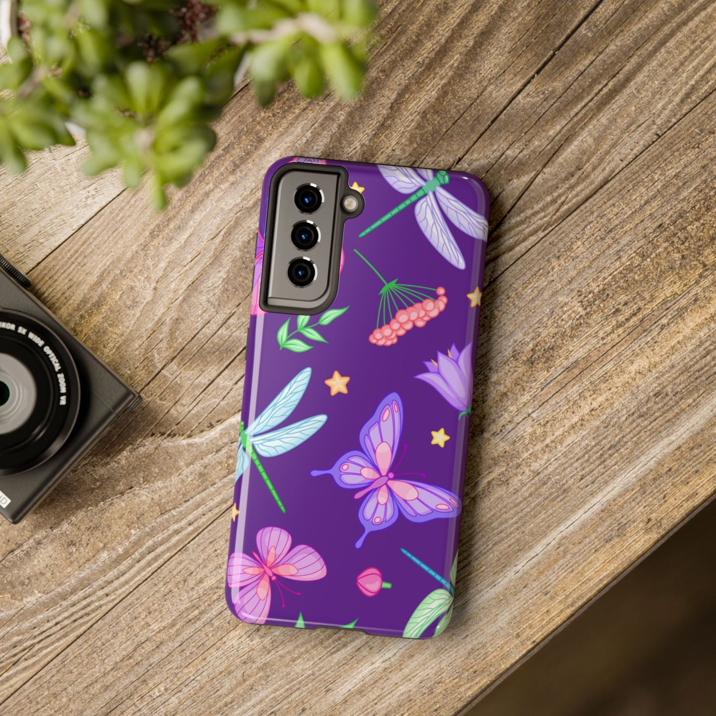 Purple Majestic Butterfly Phone Case