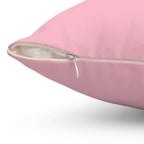Doing It For Likes Square Pillow - Pink