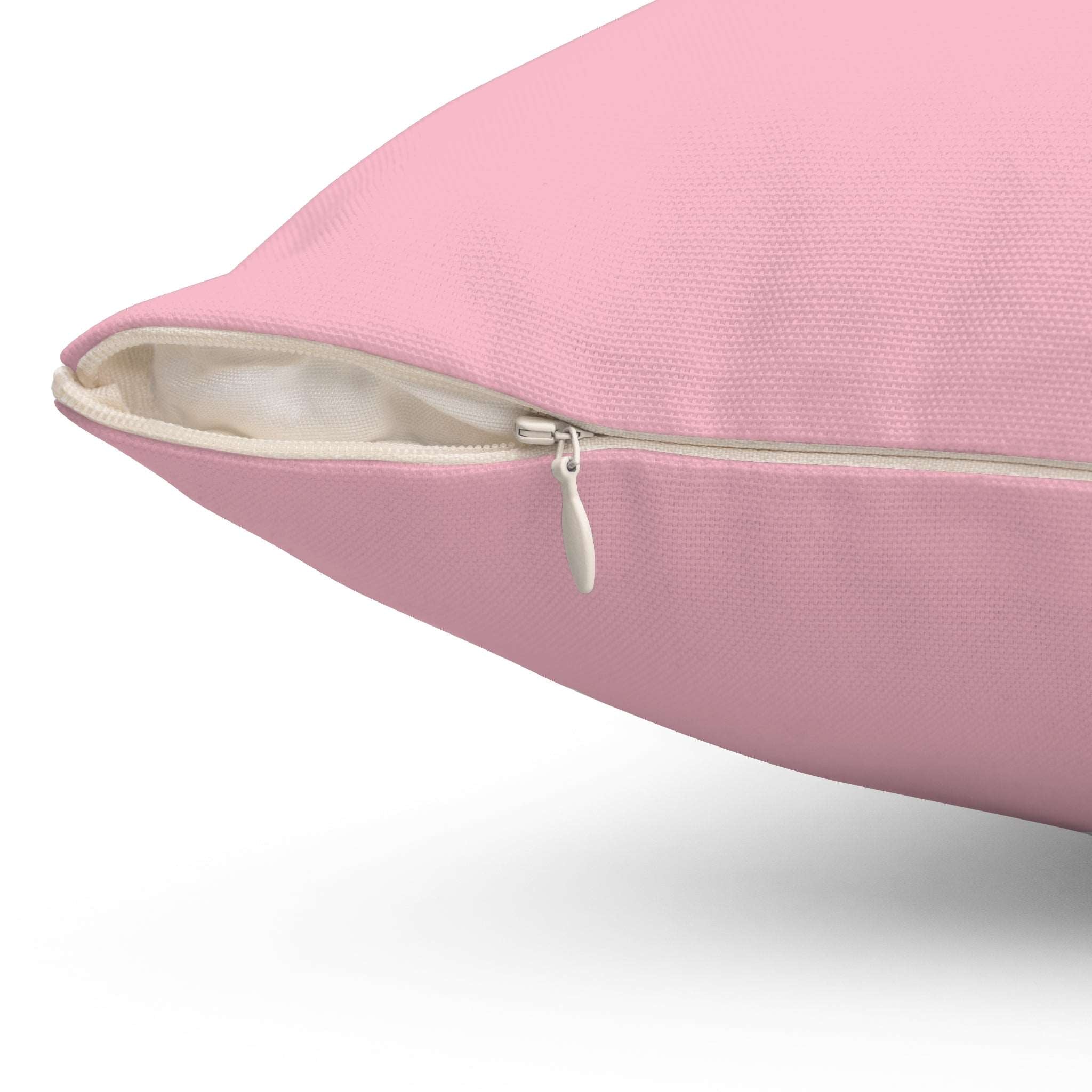 Doing It For Likes Square Pillow - Pink