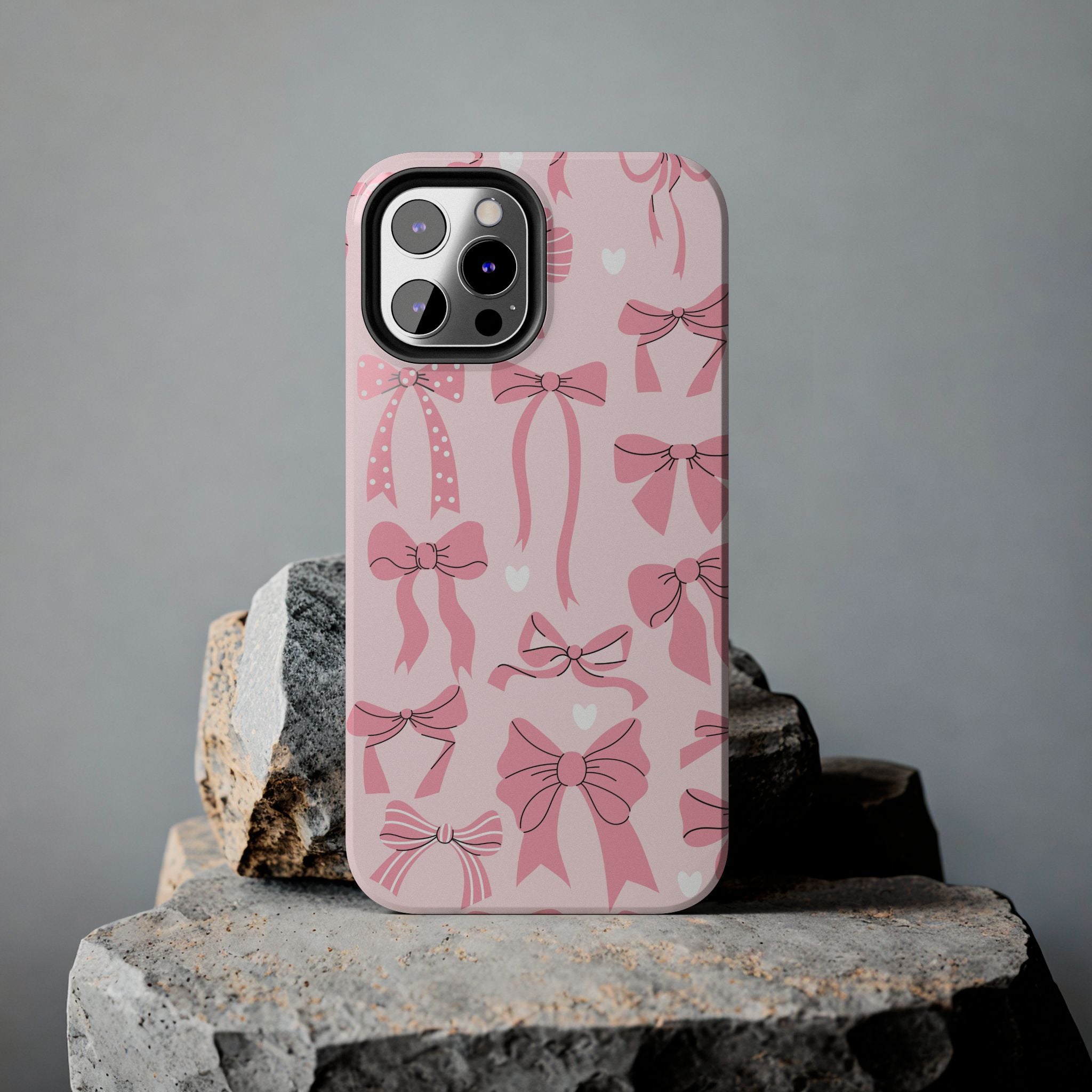 Pink Bow Ribbons Phone Case (Apple & Android)