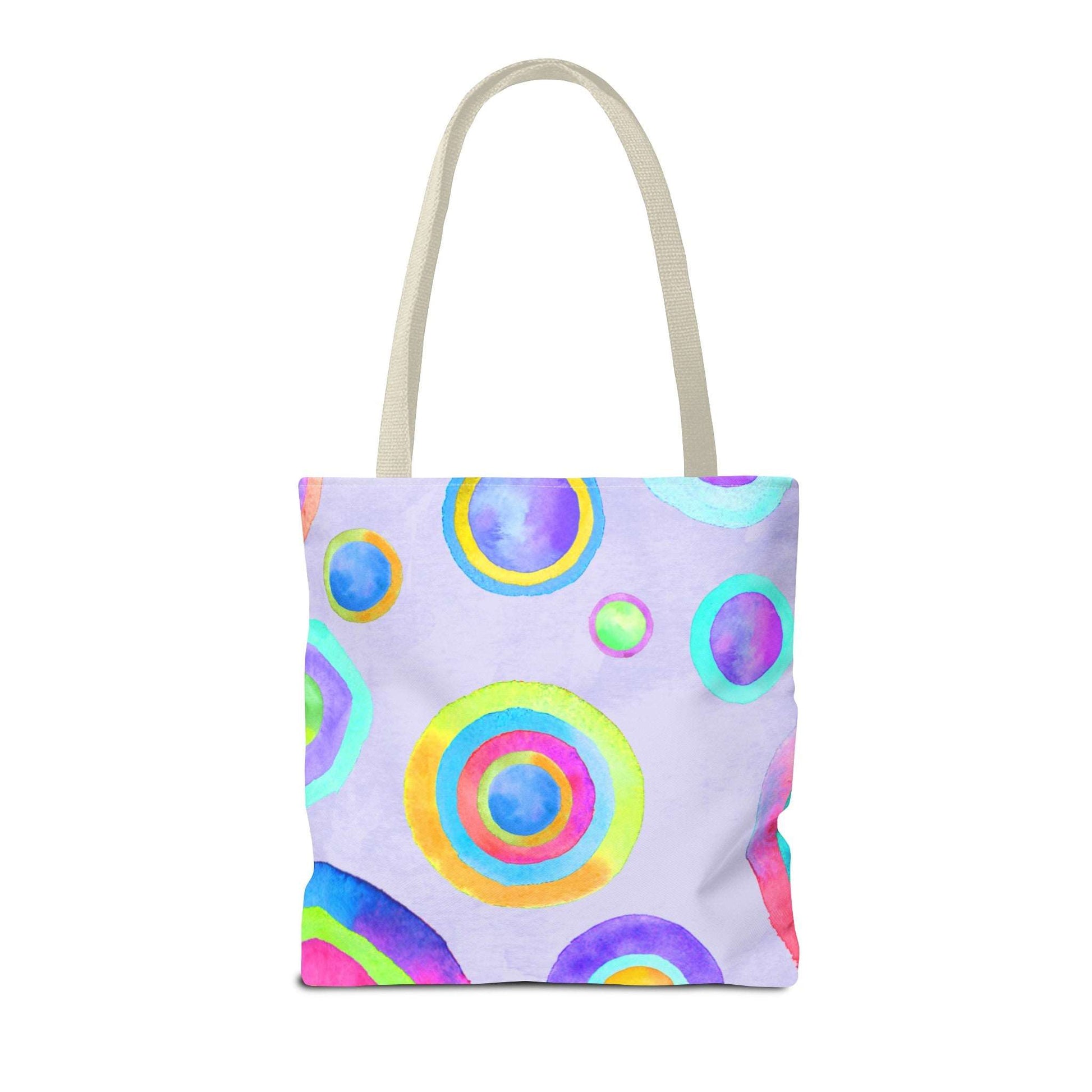 Abstract Painted Circles Tote Bag