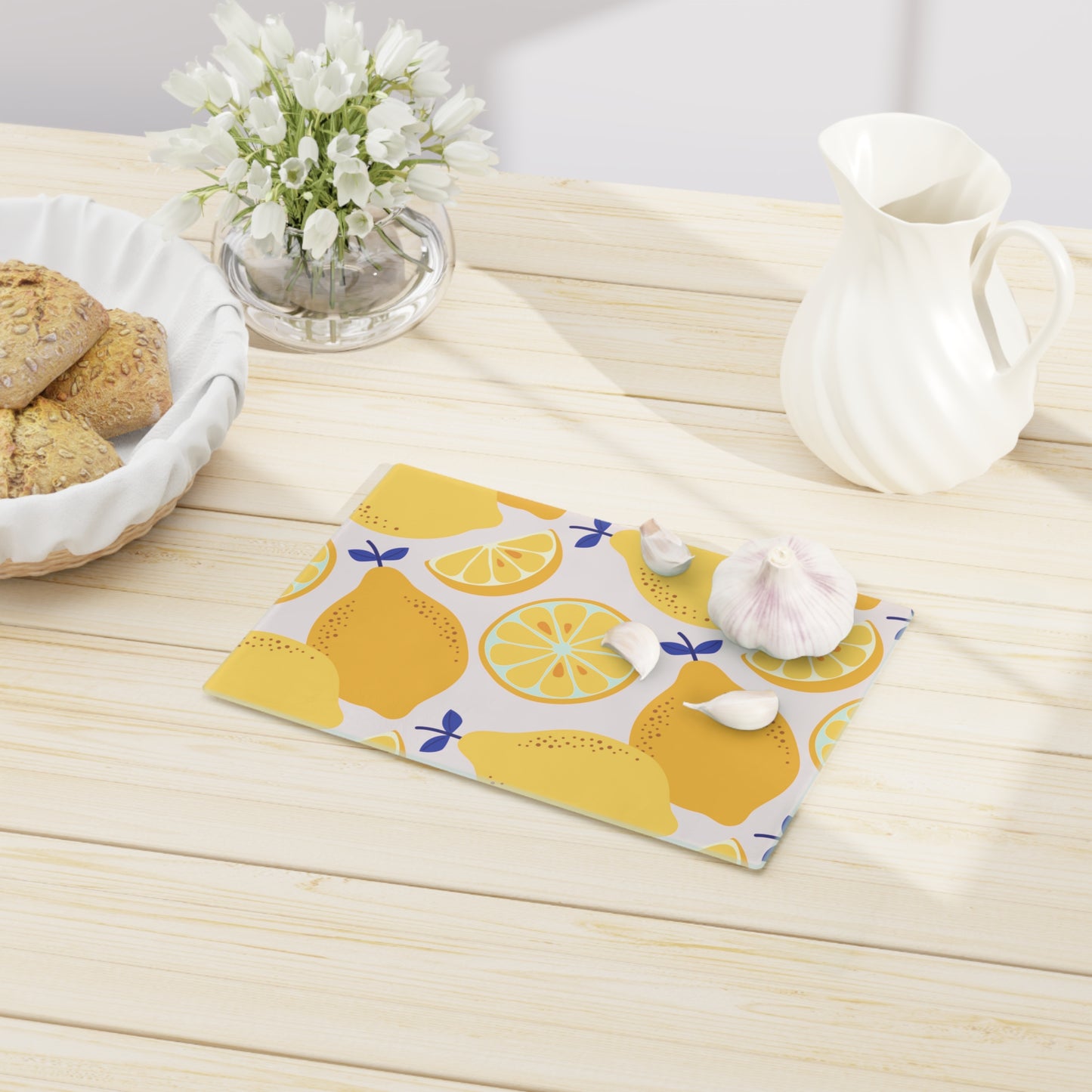 Lemon Glass Cutting Board