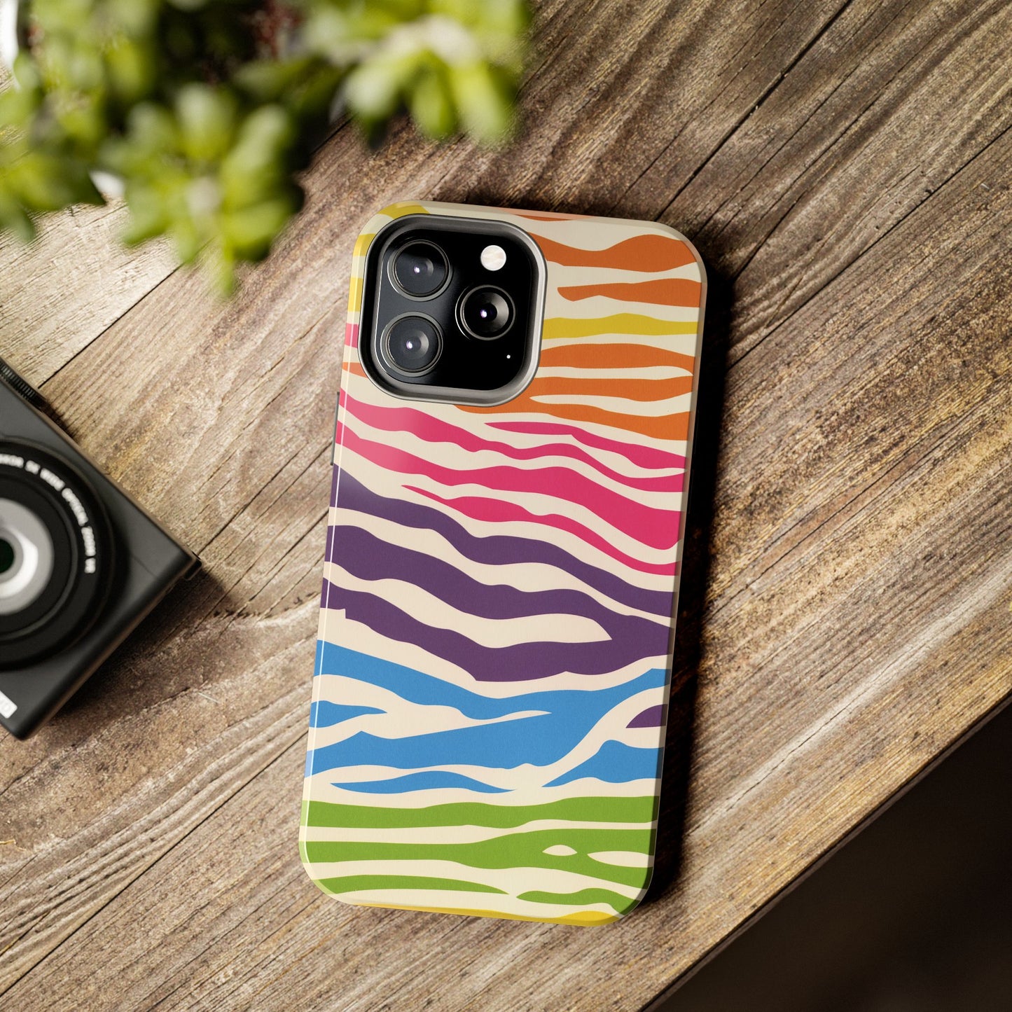 Rainbow Zebra Phone Case