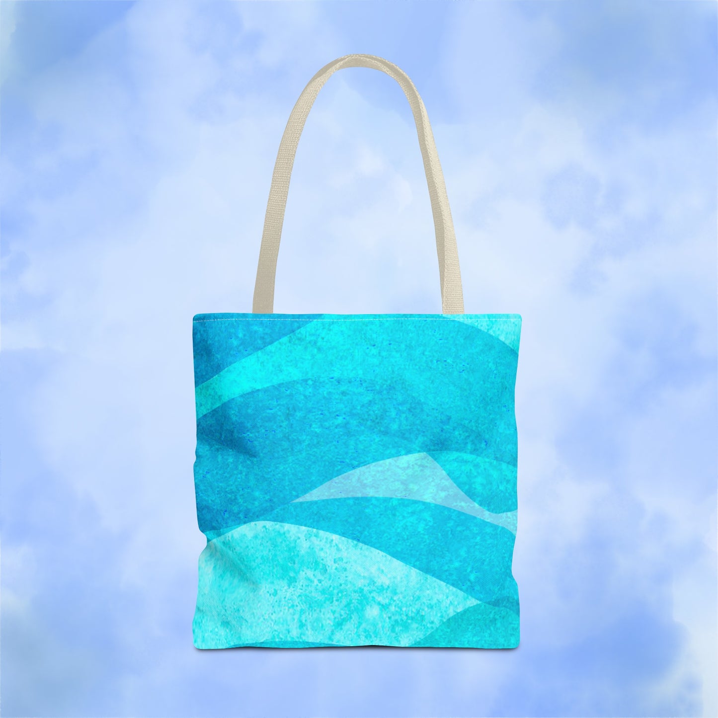 Blue Waves Tote Bag