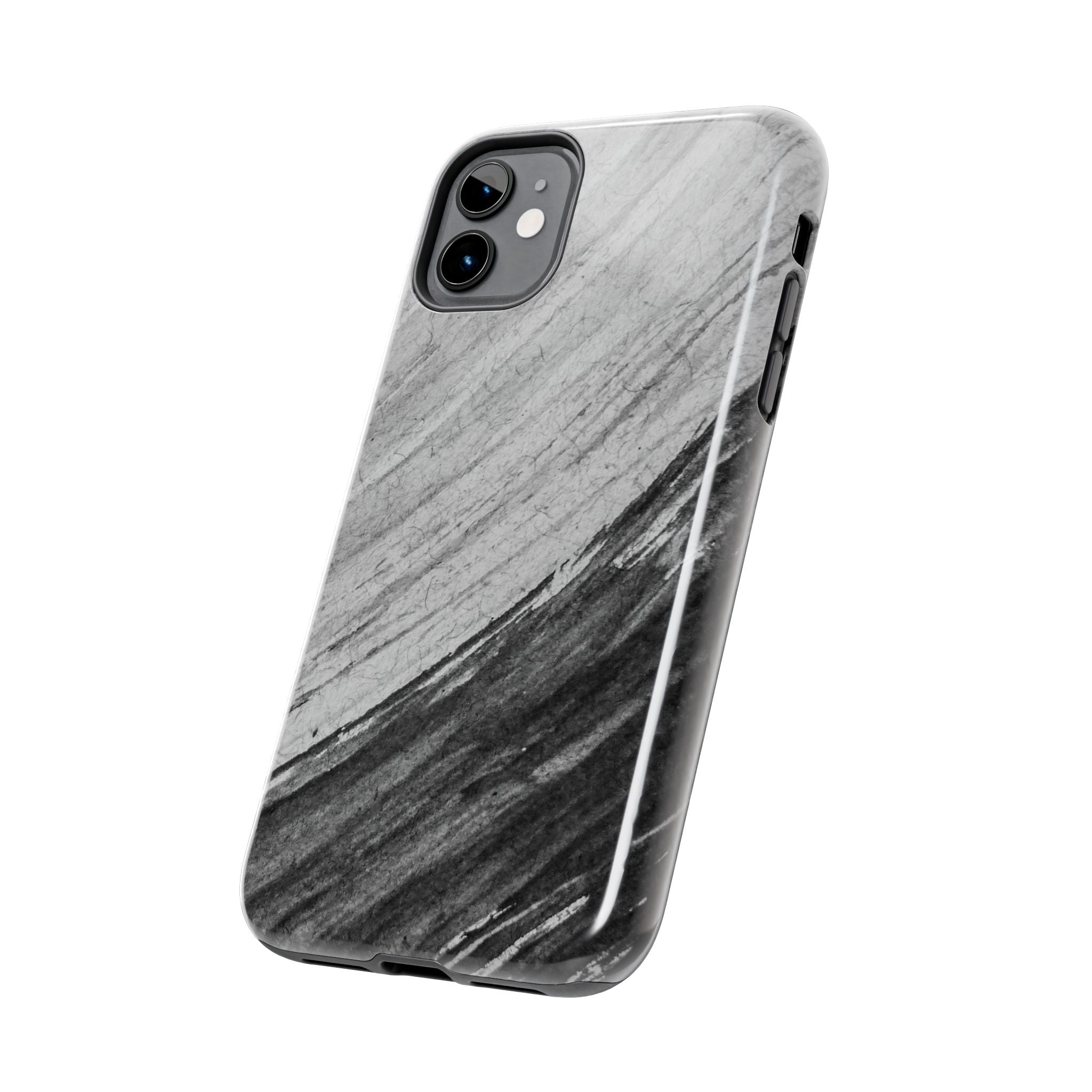Black & Gray Phone Case (Apple & Android)