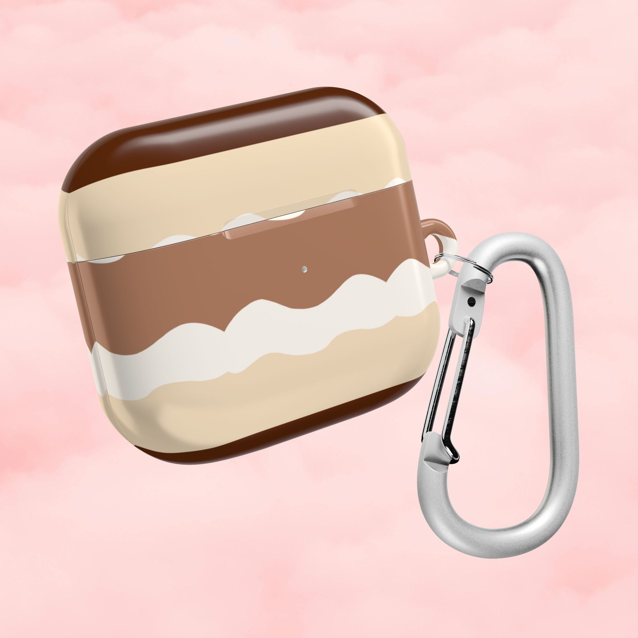Layered Tiramisu Desert AirPod Case
