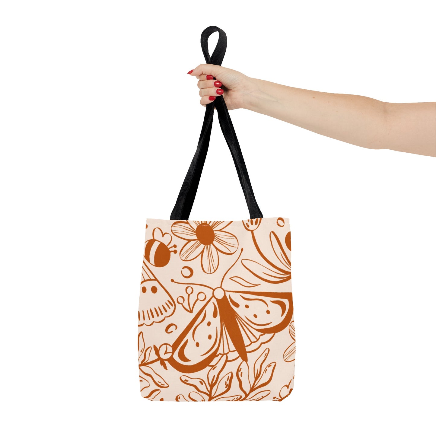 Autumn Butterfly Floral Tote Bag