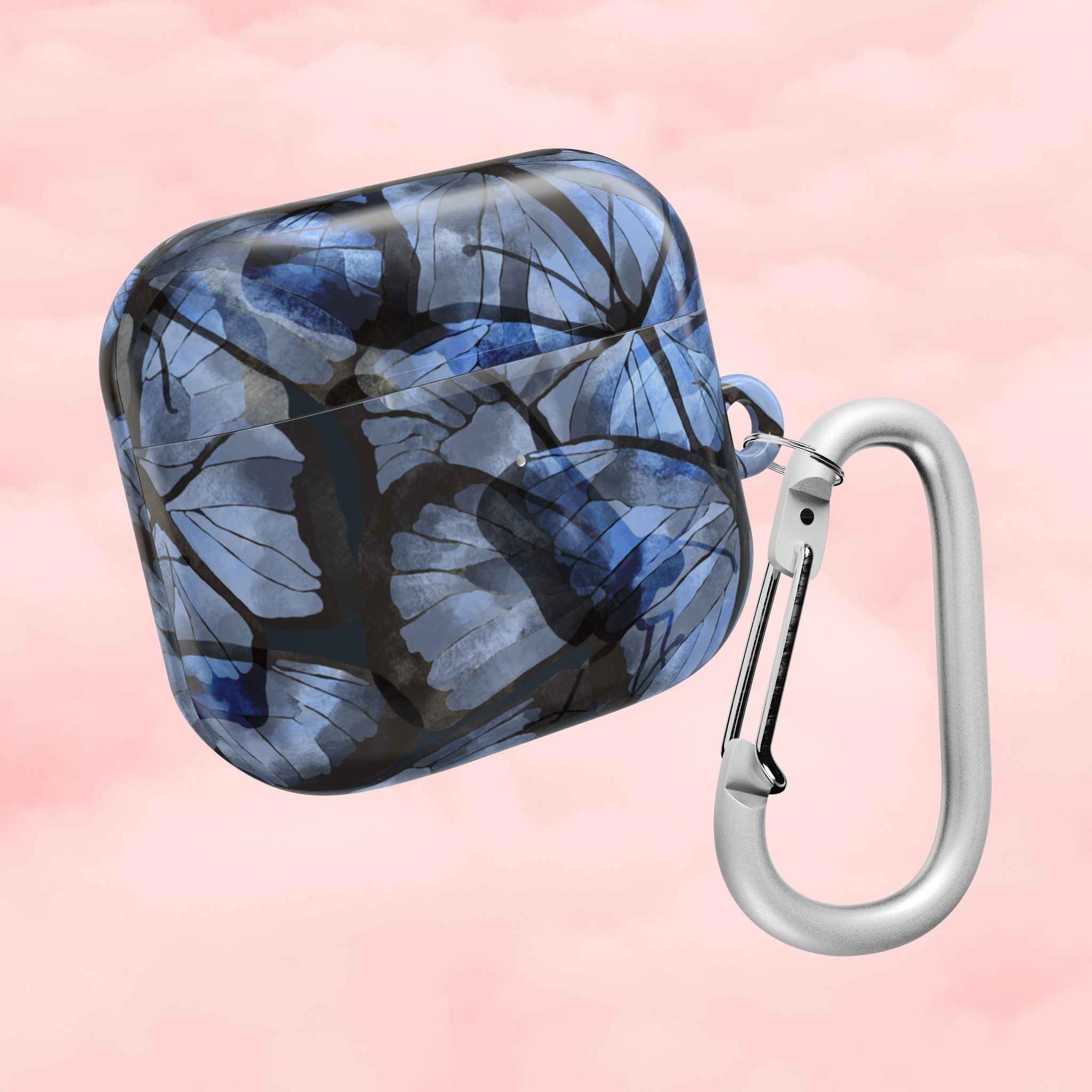 Royal Blue Butterfly AirPod Case