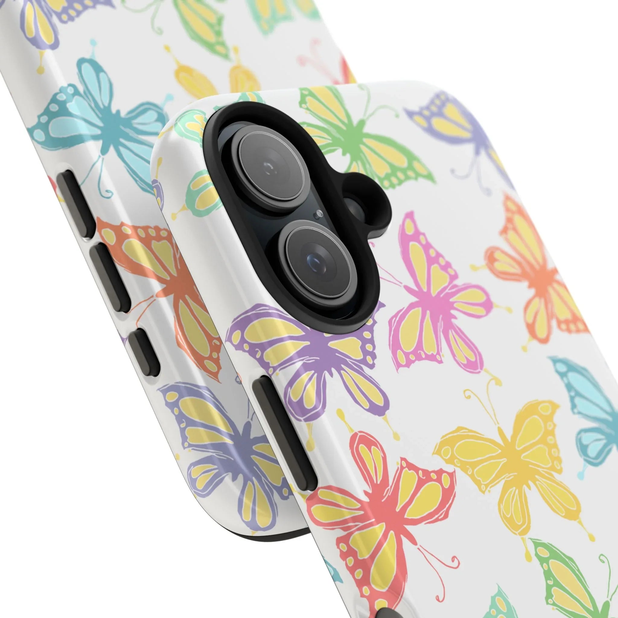 Busy Butterflies Phone Case (Apple & Android) - Pink Sweetheart