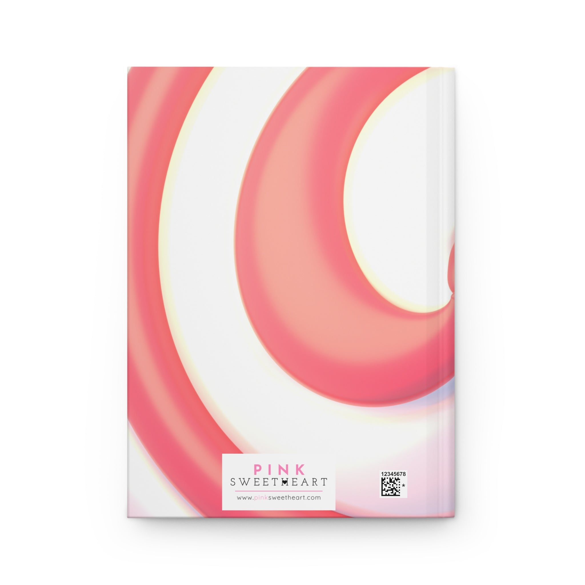Remolino jugoso de menta Cuaderno mate de tapa dura 