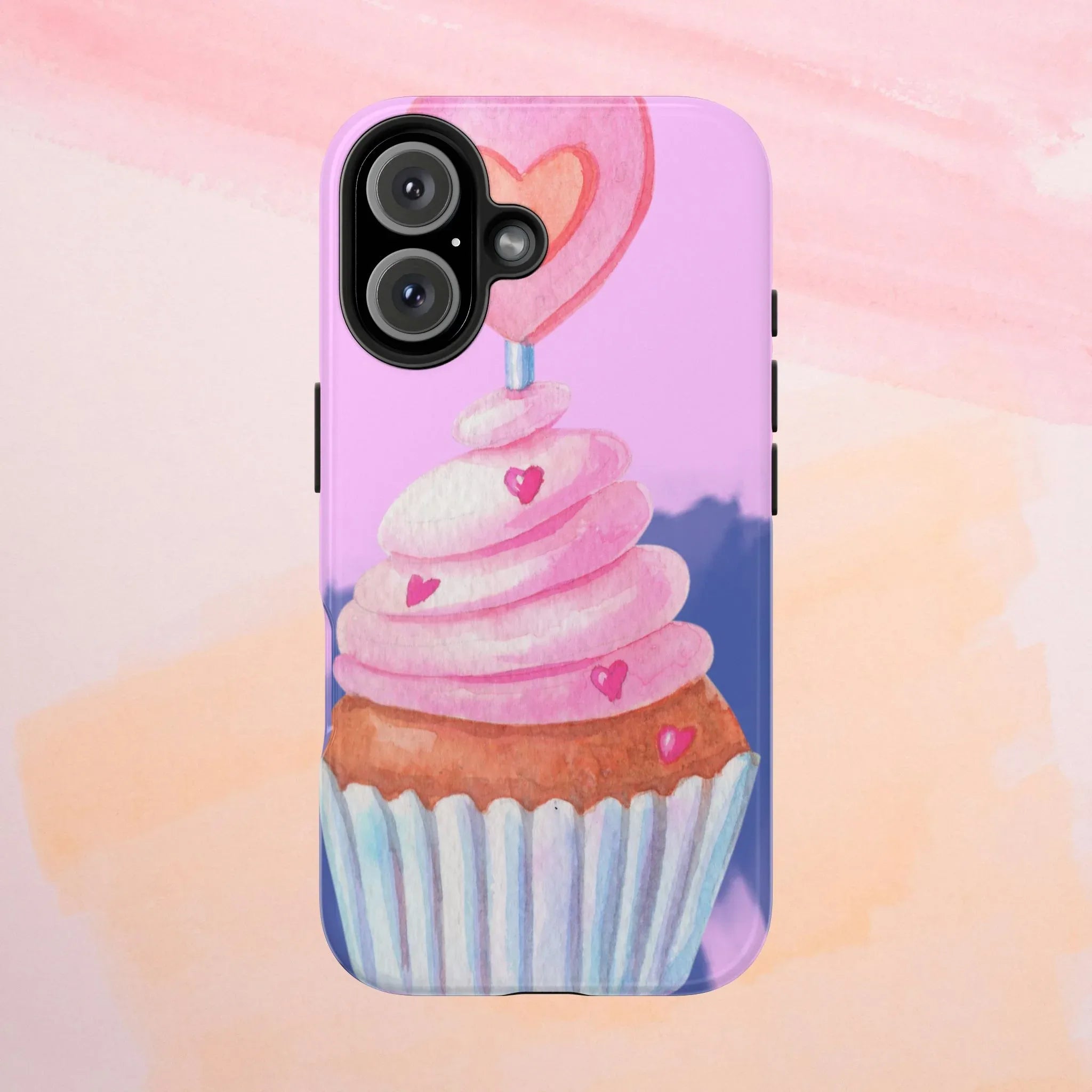 Cutie Cupcake Phone Case (Apple & Android) - Pink Sweetheart