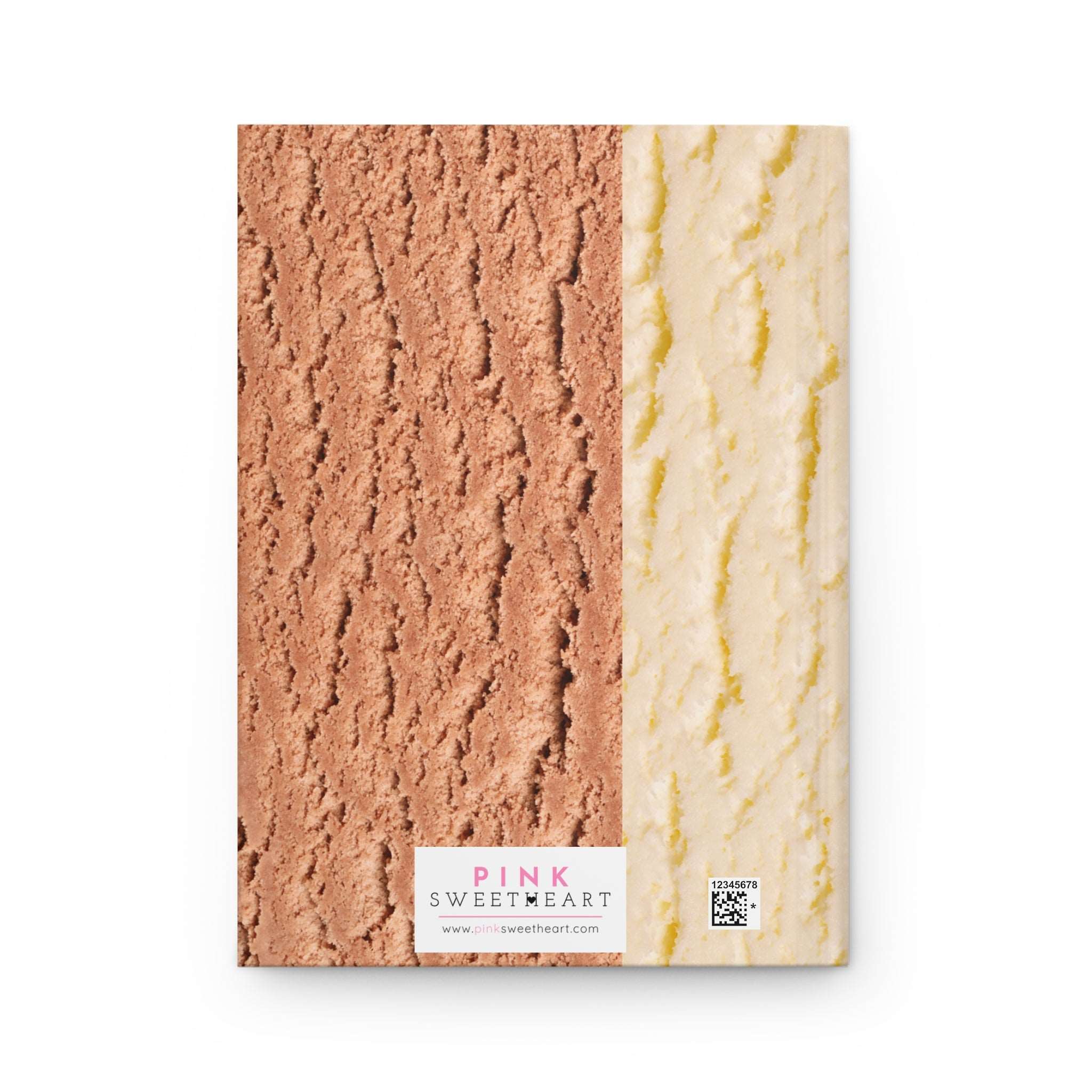 Neapolitan Ice Cream Hardcover Matte Journal