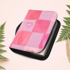 Peachy Pink Squares Book Cover