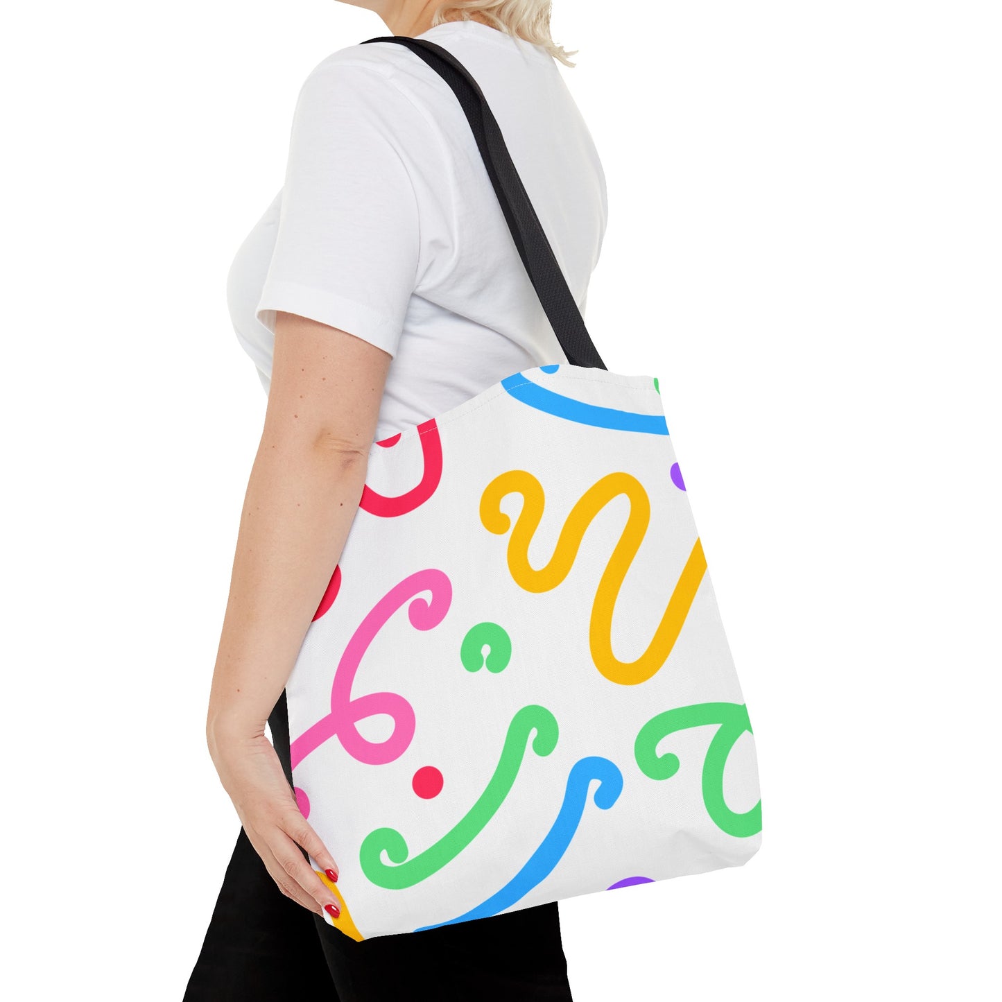 Colorful Doodles Tote Bag