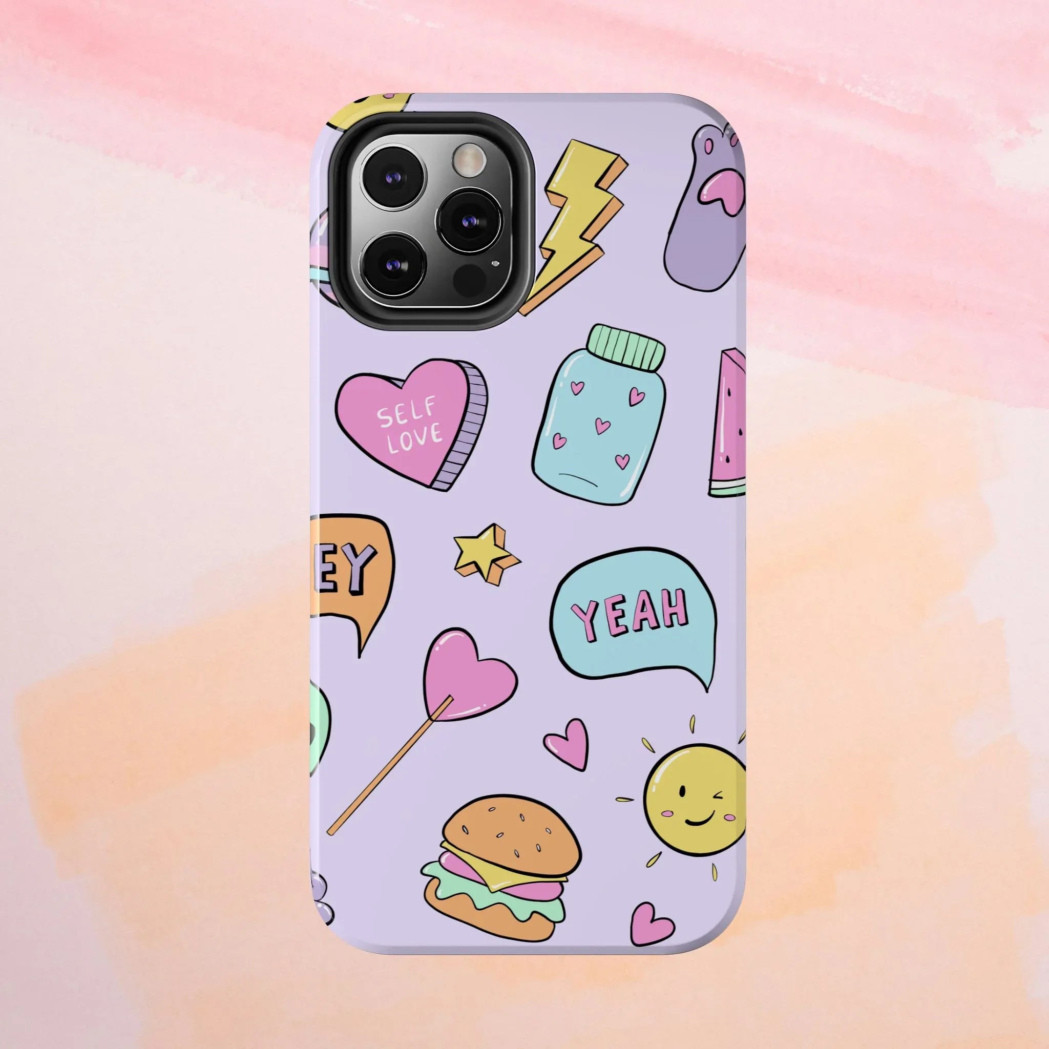 Kawaii Cute Collection Phone Case (Apple & Android) - Pink Sweetheart