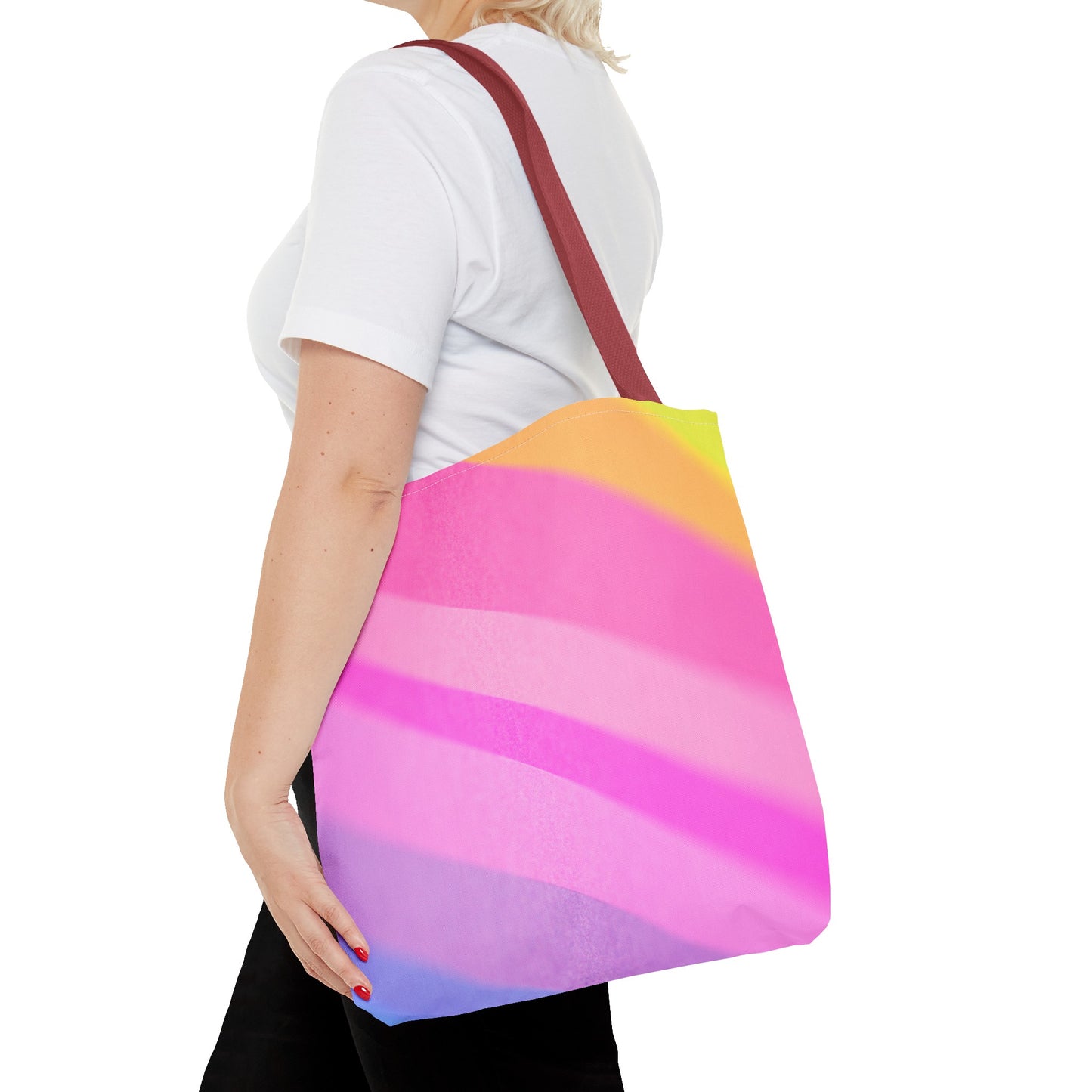 Blurred Rainbow Sectrum Tote Bag