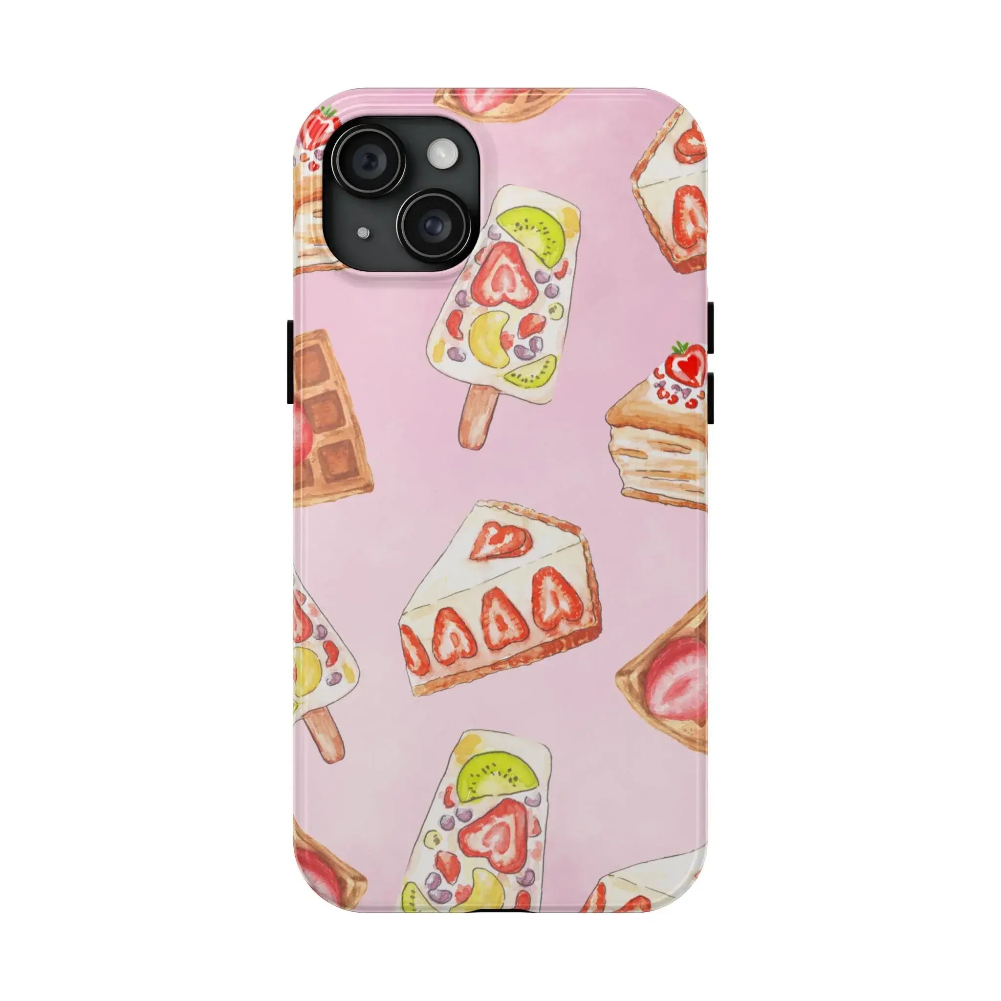 Tasty Pastry Treats Phone Case (Apple & Android) - Pink Sweetheart