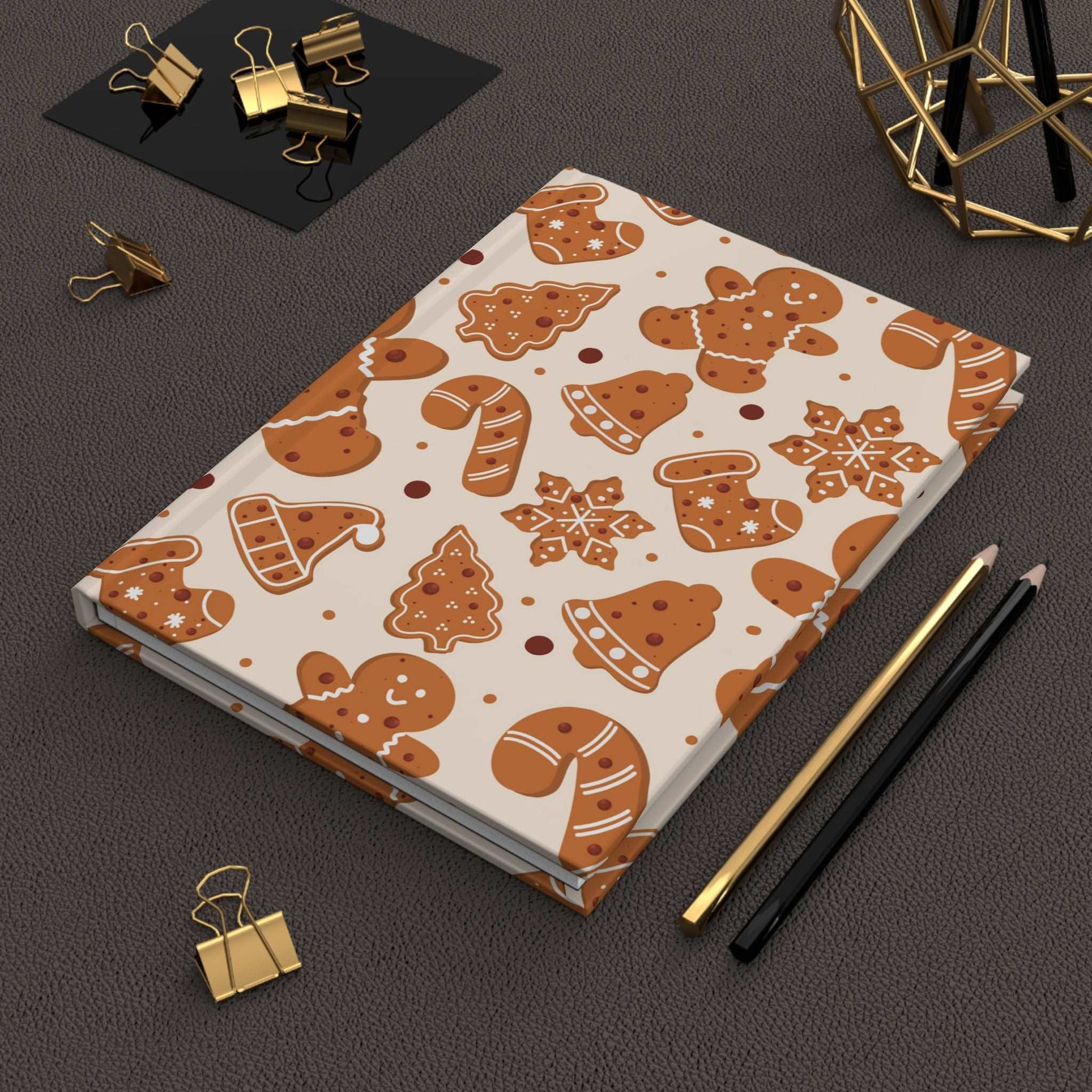 Gingerbread Cookies Hardcover Matte Journal