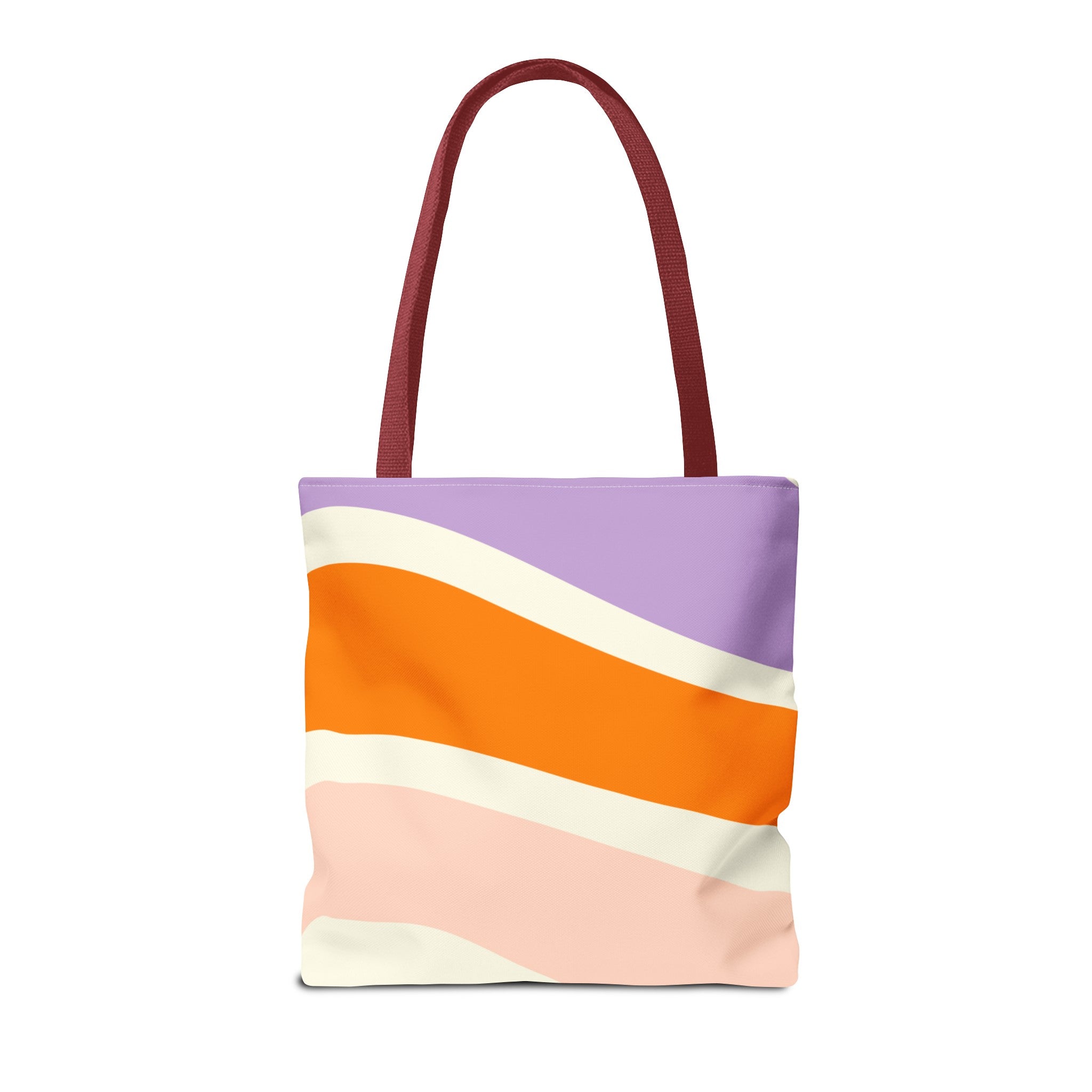 Retro Color Wave Tote Bag