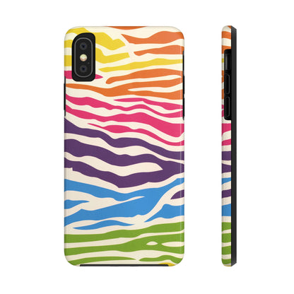 Rainbow Zebra Phone Case