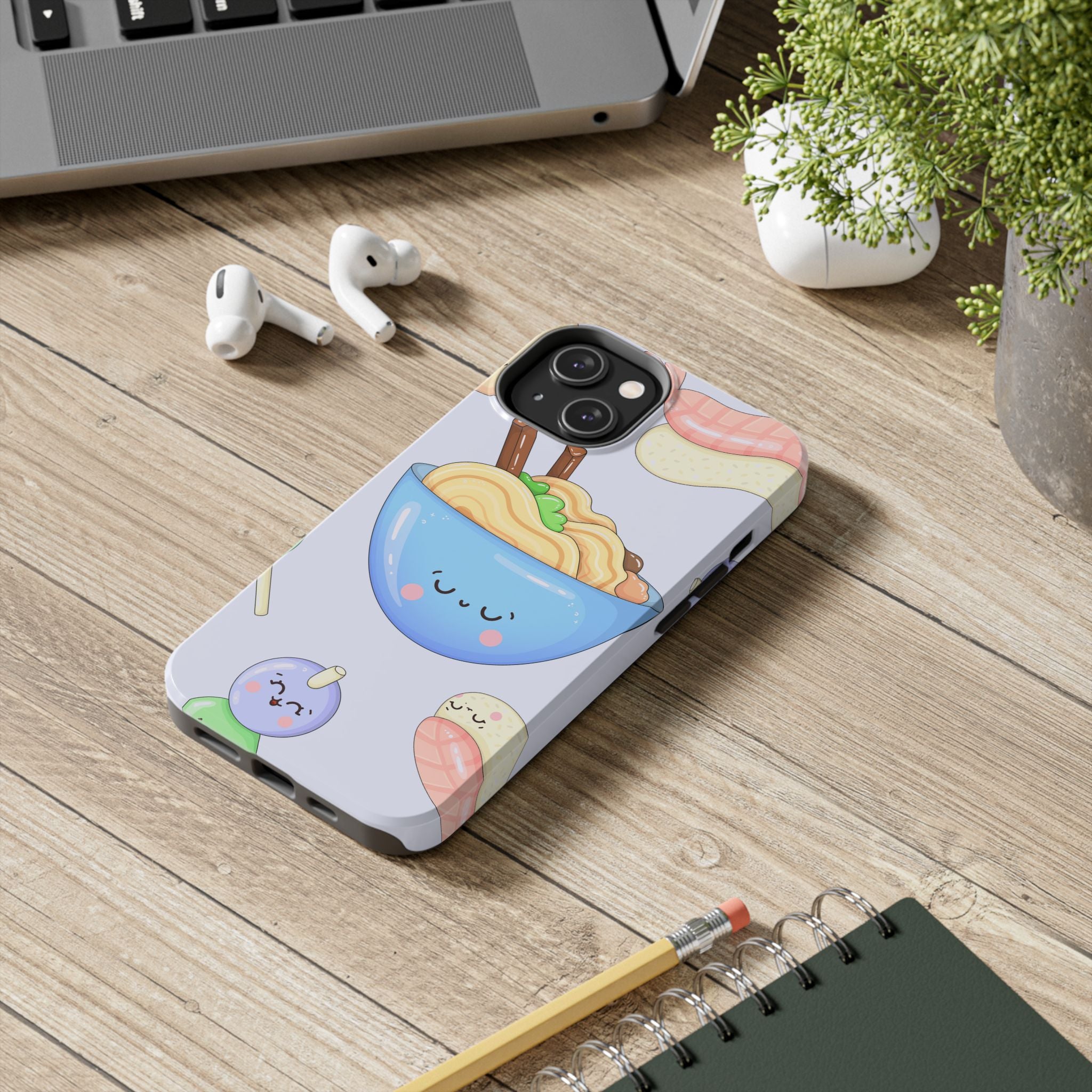 Kawaii Anime Snacks Phone Case (Apple & Android)