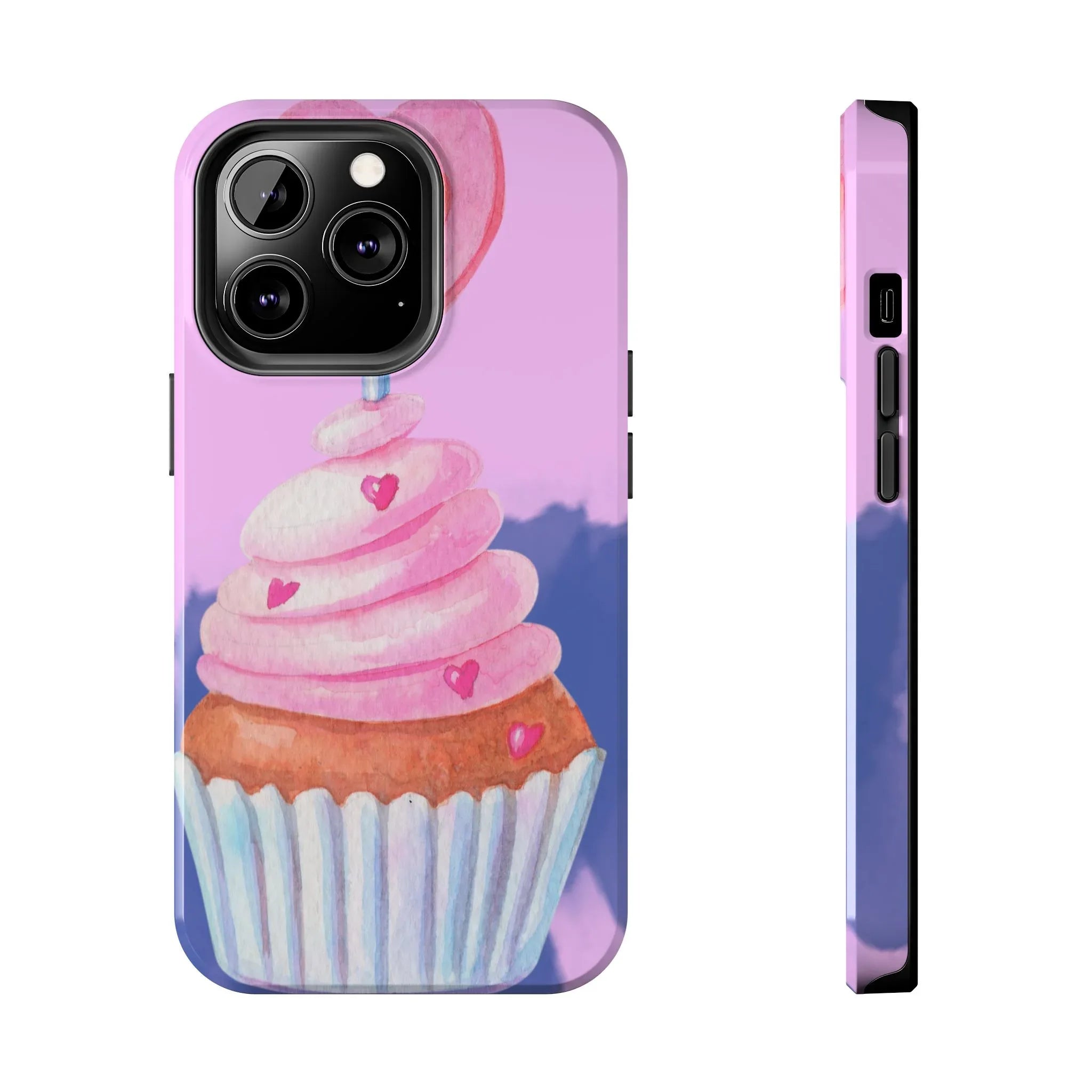 Cutie Cupcake Phone Case (Apple & Android) - Pink Sweetheart