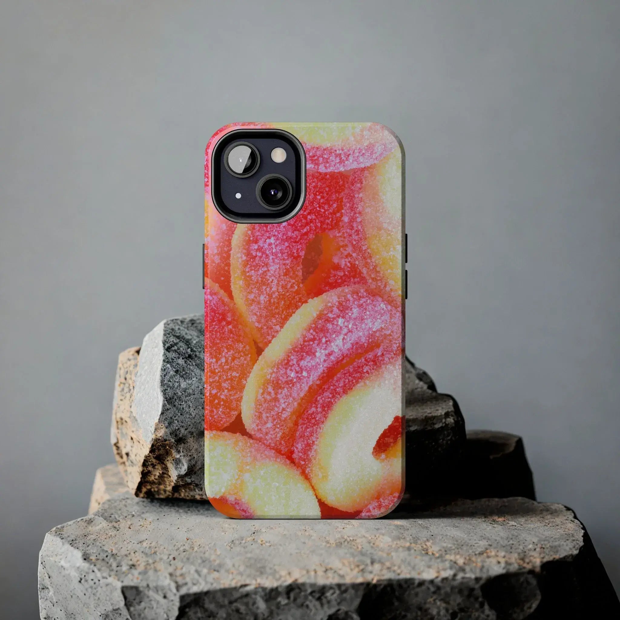 Sour Peach Ringz Phone Case (Apple & Android) - Pink Sweetheart
