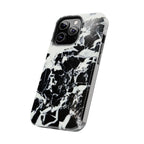 Black & White Shattered Phone Case (Apple & Android) - Pink Sweetheart