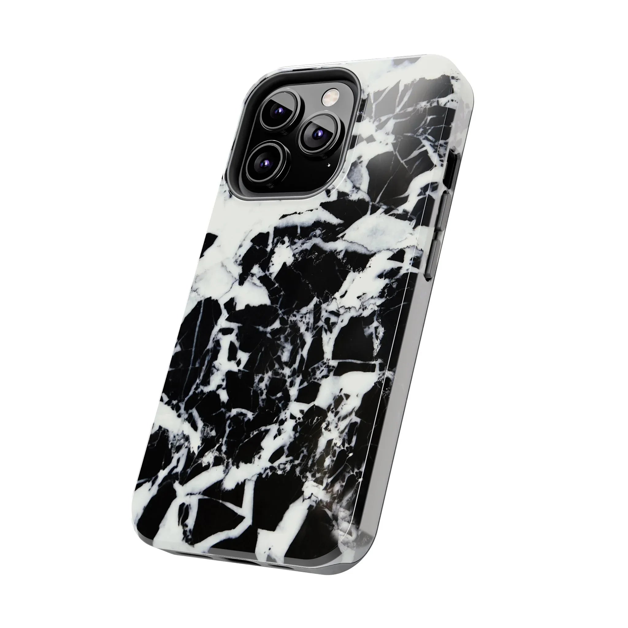 Black & White Shattered Phone Case (Apple & Android) - Pink Sweetheart