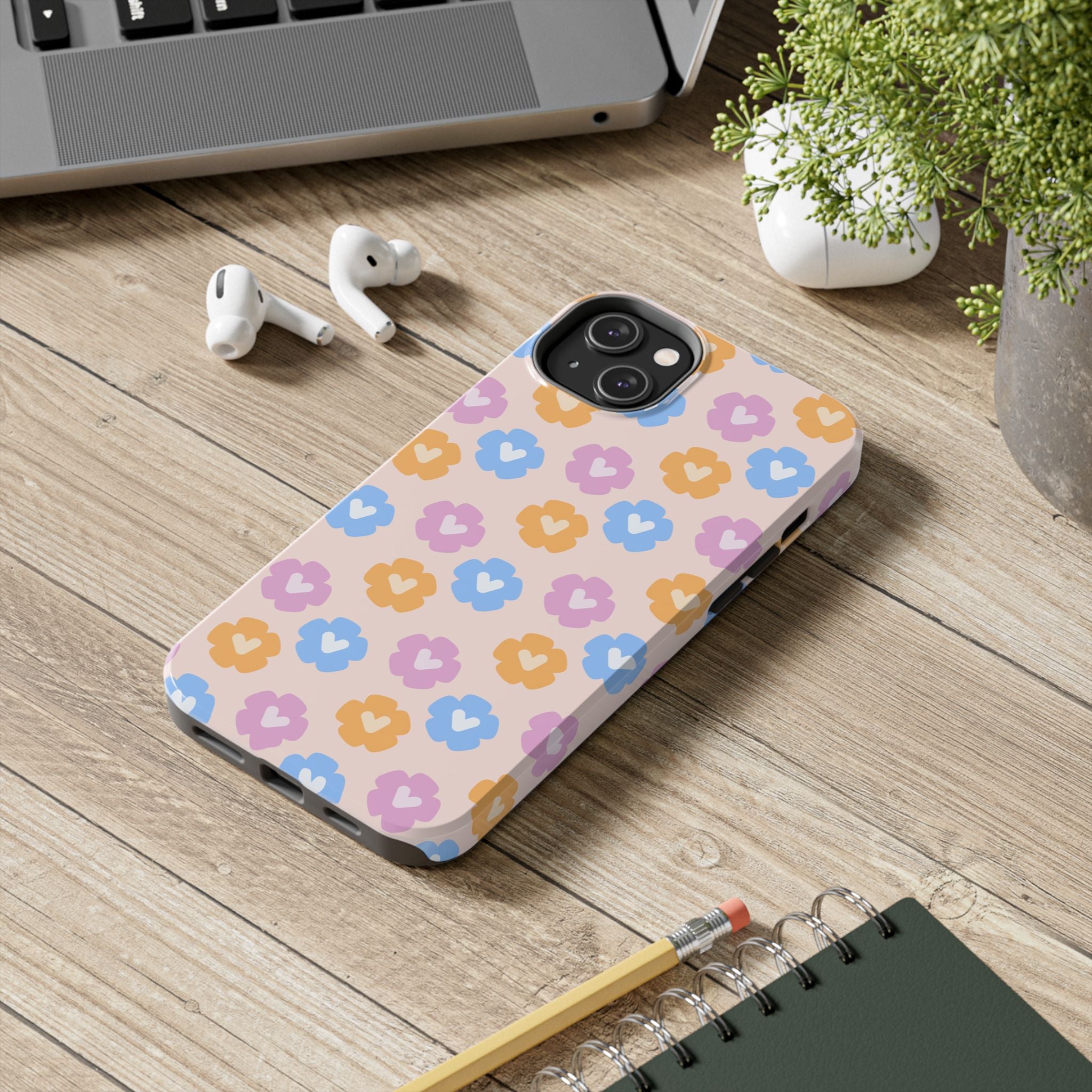 Lovely Pastel Flowers Phone (Apple & Android)