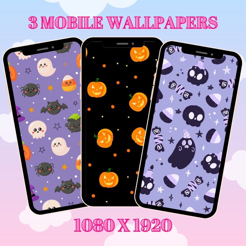 Cute Halloween Mobile Wallpaper Pack